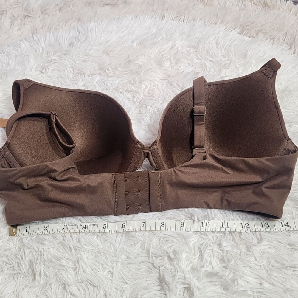 NWT SKIMS Fit Everybody T-Shirt Demi Bra In Oxide Brown - Picture 7 of 8